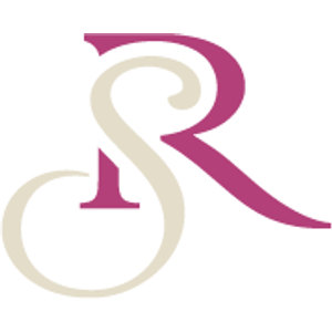 Stonecutters Ridge Golf Club logo: An interlocking monogram of a large magenta capital R in a flared serif and a pale cream flowing script capital S, with a small magenta serif numeral 1 standing between their strokes.