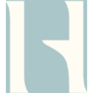 Ardencote Manor Hotel, Country Club & Spa logo: A pale blue-grey square containing a cream monogram of two vertical strokes joined by a crossbar that curves downward from the left stroke, reading as the letter H.