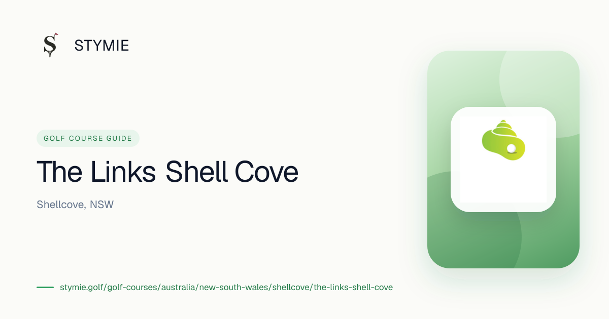 The Links Shell Cove — Course Guide & Contact | Stymie