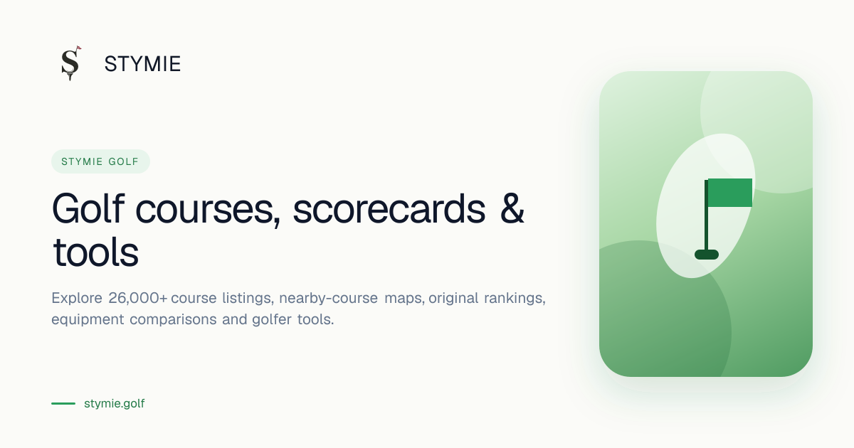 Stymie | Golf Courses, Scorecards & Golf Tools